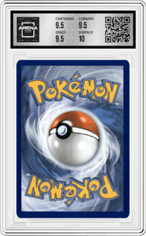 Giovanni's Charisma from the 2023 Pokemon SV set graded by Arena Club and given an overall grade of 10.