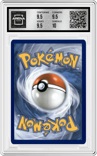 Giovanni's Charisma from the 2023 Pokemon SV set graded by Arena Club and given an overall grade of 10.