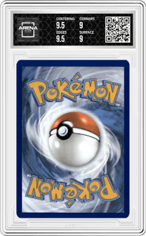 Skarmory from the 2024 Pokemon SV set graded by Arena Club and given an overall grade of 9.5.
