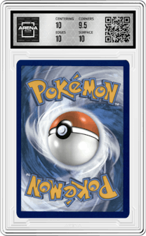 Gengar ex from the 2024 Pokemon SV set graded by Arena Club and given an overall grade of 10.