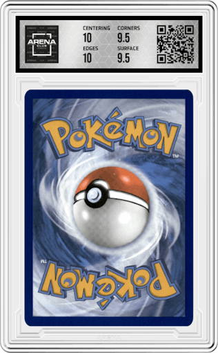 Iron Valiant ex from the 2023 Pokemon SV set graded by Arena Club and given an overall grade of 10.