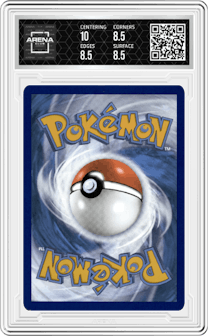 Charmander from the 2023 Pokemon SV set featuring a Obsidian Flame Elite Trainer Box parallel graded by Arena Club and given an overall grade of 9.