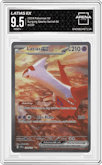 Latias ex from the 2024 Pokemon SV set graded by Arena Club and given an overall grade of 9.5.