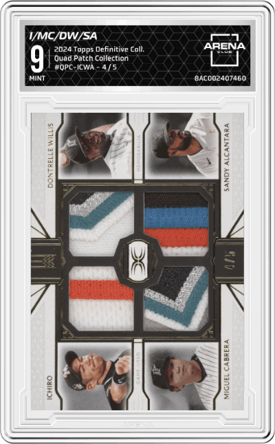 Ichiro/Miguel Cabrera/Dontrelle Willis/Sandy Alcantara