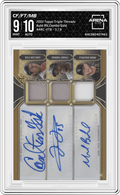 Calron Fisk/Frank Thomas/Mark Buehrle