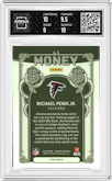 Michael Penix Jr. from the 2024 Panini Mosaic set graded by Arena Club and given an overall grade of 9.5.