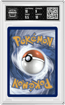 Minun from the 2023 Pokemon SV set graded by Arena Club and given an overall grade of 9.5.