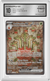 Hydrapple ex from the 2024 Pokemon SV set graded by Arena Club and given an overall grade of 10.