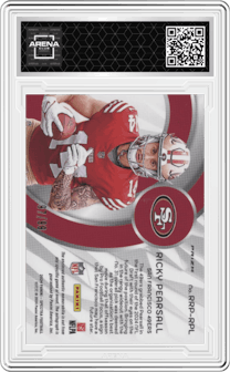 Ricky Pearsall from the 2024 Panini Spectra set graded by Arena Club and given an overall grade of 0.