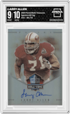 Larry Allen from the 2023 Panini National Treasures set graded by Arena Club and given an overall grade of 9.