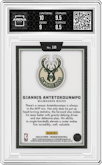 Giannis Antetokounmpo from the 2023-24 Panini Obsidian set graded by Arena Club and given an overall grade of 9.