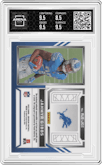Jahmyr Gibbs from the 2023 Panini Obsidian set graded by Arena Club and given an overall grade of 9.