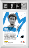 Bryce Young from the 2023 Donruss Optic set graded by Arena Club and given an overall grade of 9.5.