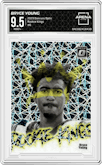 Bryce Young from the 2023 Donruss Optic set graded by Arena Club and given an overall grade of 9.5.