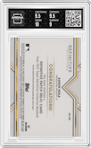 Aaron Nola from the 2022 Topps Definitive Collection set graded by Arena Club and given an overall grade of 9.5.