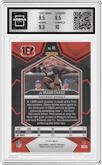 Ja'Marr Chase from the 2024 Panini Mosaic set featuring a Honeycomb parallel graded by Arena Club and given an overall grade of 10.