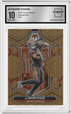 Ja'Marr Chase from the 2024 Panini Mosaic set featuring a Honeycomb parallel graded by Arena Club and given an overall grade of 10.