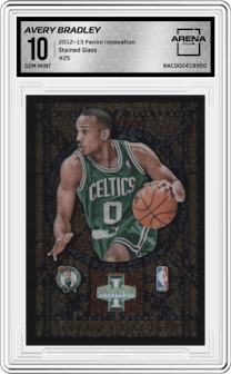 Avery Bradley from the 2012-13 Panini Innovation set graded by Arena Club and given an overall grade of 10.
