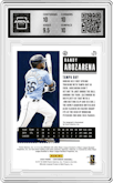 Randy Arozarena from the 2020 Panini Contenders set graded by Arena Club and given an overall grade of 10.