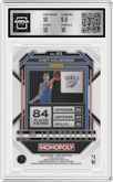 Chet Holmgren from the 2022-23 Panini Prizm Monopoly set graded by Arena Club and given an overall grade of 10.