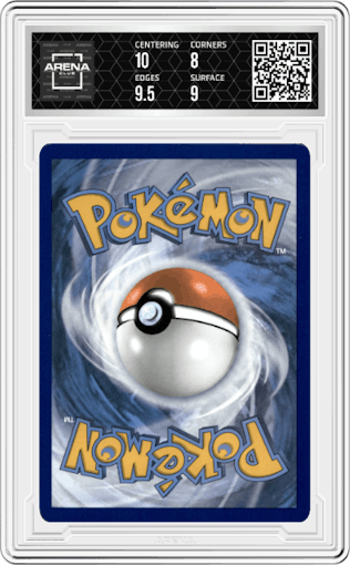 Palafin from the 2024 Pokemon SV set graded by Arena Club and given an overall grade of 8.5.