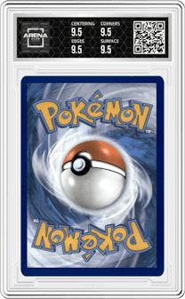 Koraidon from the 2023 Pokemon SV set featuring a Scarlet & Violet Elite Trainer Box (Koraidon) parallel graded by Arena Club and given an overall grade of 9.5.