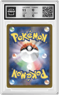 Vaporeon ex from the 2024 Pokemon SV JPN set graded by Arena Club and given an overall grade of 10.