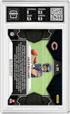 Caleb Williams from the 2024 Panini Mosaic set graded by Arena Club and given an overall grade of 9.