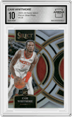 Cam Whitmore from the 2023-24 Panini Select  set featuring a Silver Prizm parallel graded by Arena Club and given an overall grade of 10.
