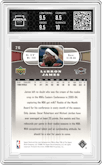 LeBron James from the 2004-05 Upper Deck set graded by Arena Club and given an overall grade of 9.