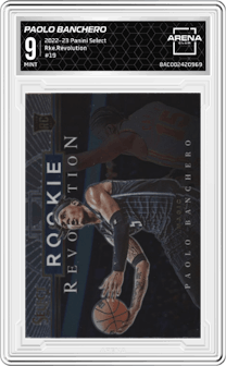 Paolo Banchero  from the 2022-23 Panini Select set graded by Arena Club and given an overall grade of 9.