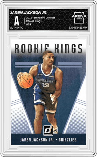 Jaren Jackson Jr. from the 2018-19 Panini Donruss  set graded by Arena Club.