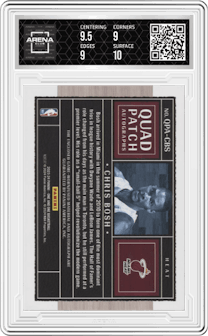 Chris Bosh from the 2023-24 Panini One and One set graded by Arena Club and given an overall grade of 9.5.