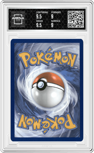 Charmander from the 2023 Pokemon SV set graded by Arena Club and given an overall grade of 9.5.