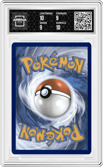 Squirtle from the 2023 Pokemon SV set graded by Arena Club and given an overall grade of 9.5.