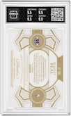 Bradley Beal from the 2018-19 Panini Flawless set featuring a Gold parallel graded by Arena Club and given an overall grade of 9.5.