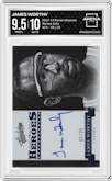 James Worthy  from the 2012-13 Panini Absolute set graded by Arena Club and given an overall grade of 9.5.