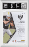 Brock Bowers from the 2024 Panini Certified set graded by Arena Club and given an overall grade of 9.5.
