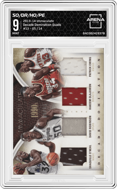 Shaquille O'Neal/David Robinson/Hakeem Olajuwon/Patrick Ewing