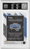 Franz Wagner from the 2021-22 Panini Impeccable  set graded by Arena Club and given an overall grade of 9.5.