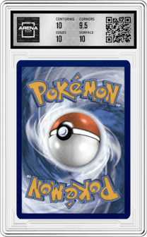 Kingdra ex from the 2024 Pokemon SV set featuring a Shrouded Fable Kingdra ex Special Illustration Collection parallel graded by Arena Club and given an overall grade of 10.