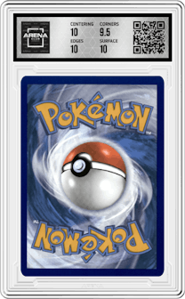 Kingdra ex from the 2024 Pokemon SV set featuring a Shrouded Fable Kingdra ex Special Illustration Collection parallel graded by Arena Club and given an overall grade of 10.