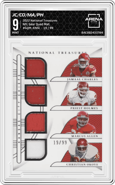 Jamaal Charles/Christian Okoye/Marcus Allen/Priest Holmes