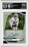 Cooper DeJean from the 2024 Panini Prizm set graded by Arena Club and given an overall grade of 9.5.