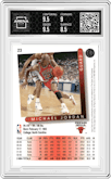 Michael Jordan from the 1993-94 Upper Deck  set graded by Arena Club and given an overall grade of 9.