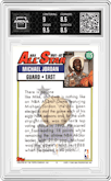 Michael Jordan from the 1992-93 Topps set graded by Arena Club and given an overall grade of 9.