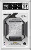 Victor Wembanyama from the 2023-24 Panini Prizm set graded by Arena Club and given an overall grade of 9.5.