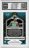 Brandon Miller from the 2023-24 Panini Mosaic set featuring a Green Mosaic parallel graded by Arena Club and given an overall grade of 10.