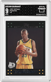 Kevin Durant from the 2007-08 Topps set graded by Arena Club and given an overall grade of 9.