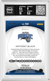 Anthony Black from the 2024-25 Panini Totally Certified set featuring a Gold Platinum Mirror parallel graded by Arena Club and given an overall grade of 9.5.